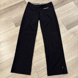 Prana Dark Navy Blue Wide Leg Pants Size Medium